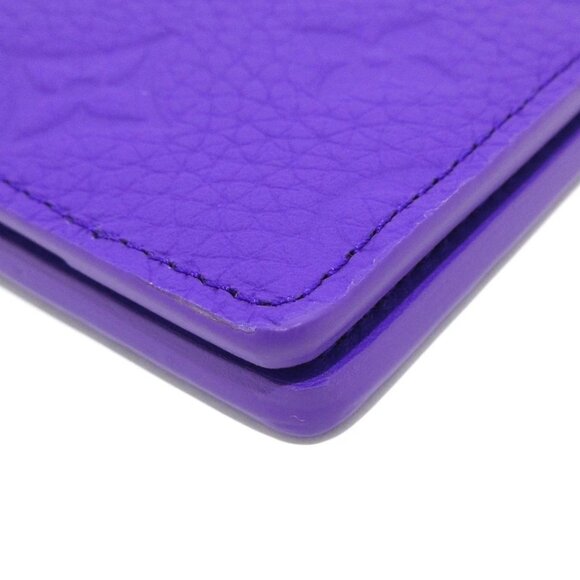 LOUIS VUITTON Organizer de Poshe Violet Taurillon Monogram Card Case 641-080125 - Picture 7 of 11